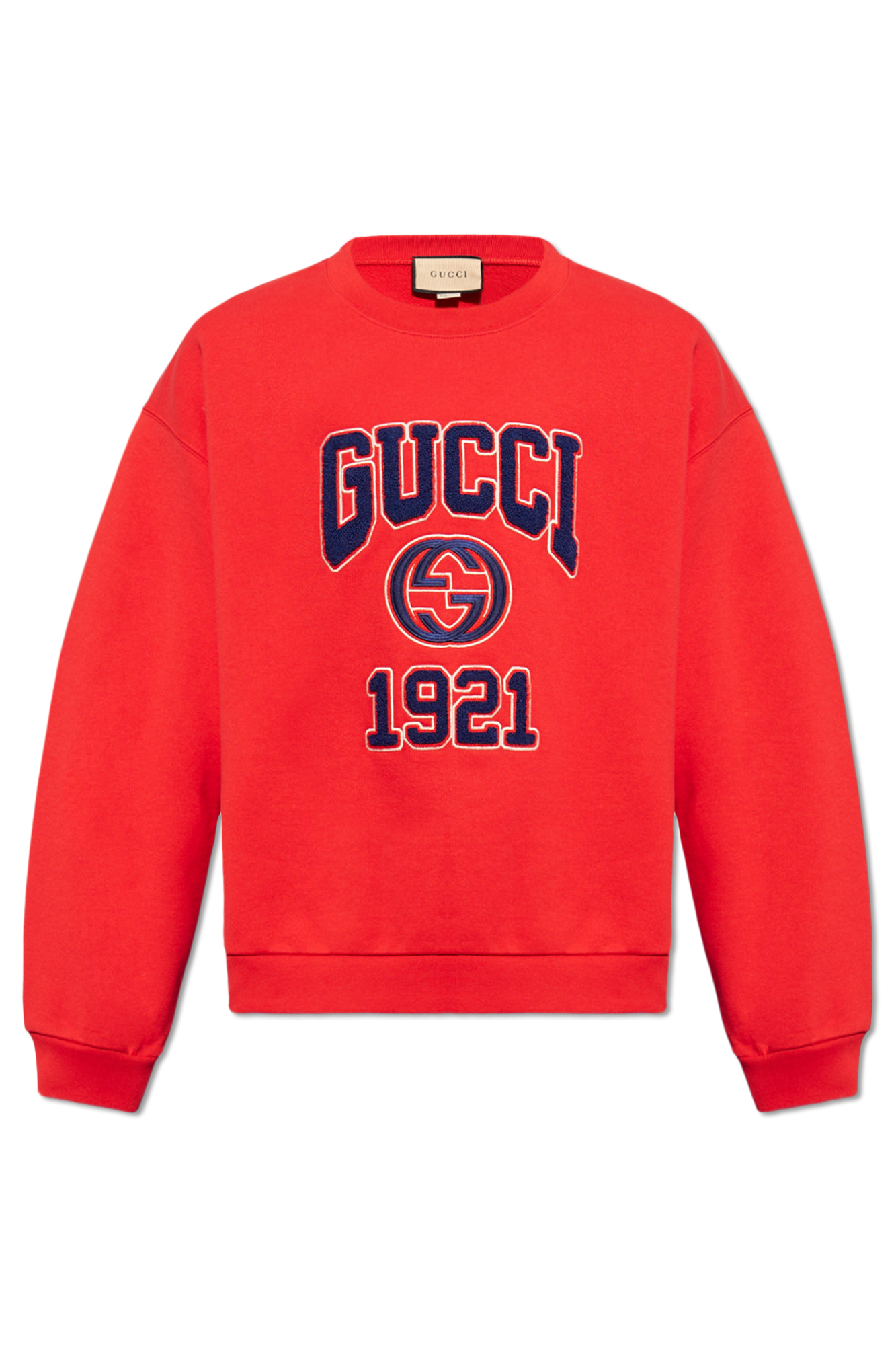 Gucci best sale sweatshirt logo